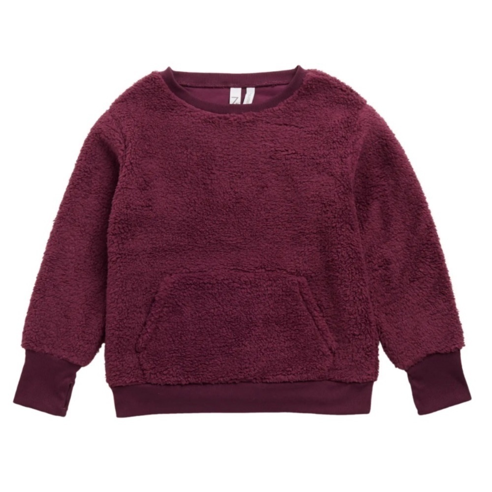 Kids' Faux Shearling Pocket Pullover sweater sweatshirt
Z BY ZELLA GIRL